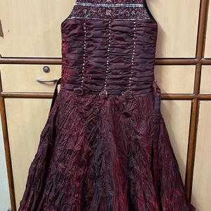 Maroon Midi For Small Girls