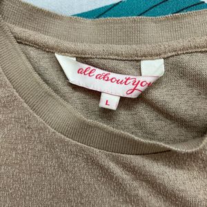 All about you beige top