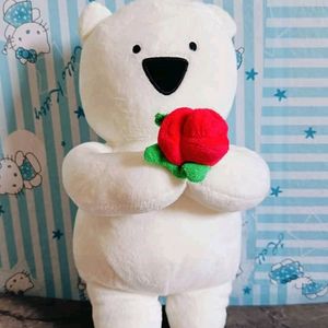 Overaction Bunny - Bear with Rose Plushie