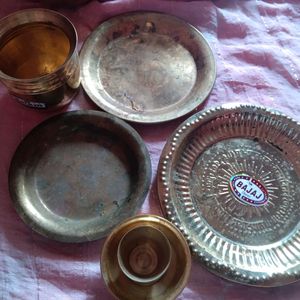 Combo Of Puja Brass