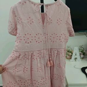 Ginger Cutwork Cotton Dress