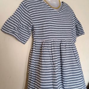 Stripe Dress For Adults