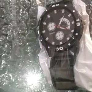 Men Black Analogue Watch