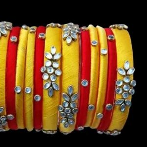 12 Kundan Bangles