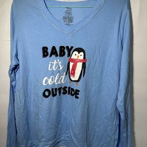 V-neck Cotton T-shirt For Girls