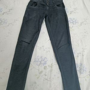 Light Blue & Black High 28 Waist Jeans