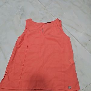 Peach Sleeveless Top