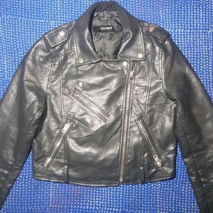 P&b Leather Jacket Womens