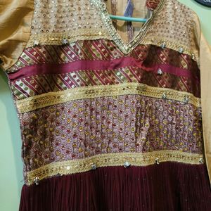 Anarkali Kurta With Bottom