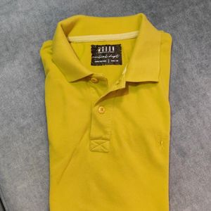 Yellow Tshirt Minimal Usage Good Quality