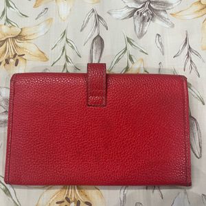 Red Clutch With String