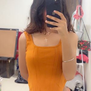 Mustard Tank Top Size S