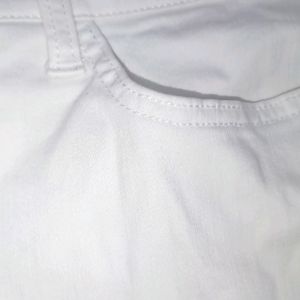 White Denim Shorts