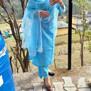 Light Blue Colored Suit Set