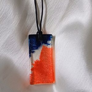 Handmade Unisex Pendant With Adjustable Cord.