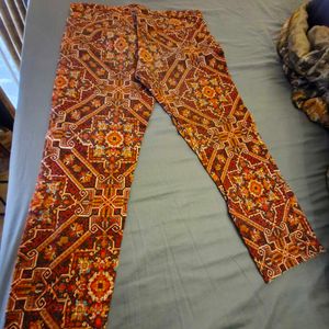 Lifestyle Ethnic Print Women Trouser