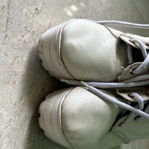 White Heels Boots