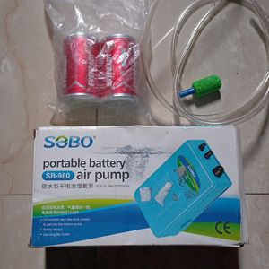 SOBO SB 980 AIR PUMP FOR AQUARIUM (BATTERY)