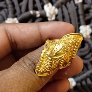 Golden Polished Ring