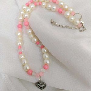 Pink Bead Necklace