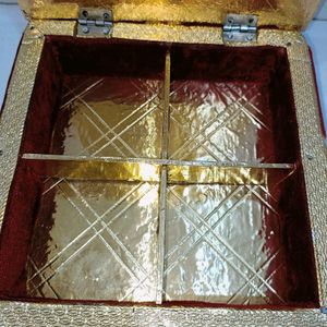 Traditional Gold Plated Dry Fruits Box