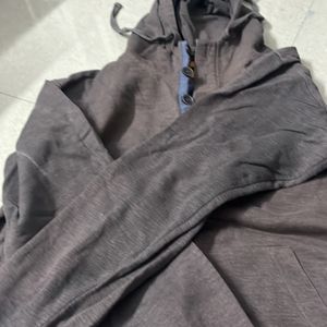 Men Hoodie With Buttons