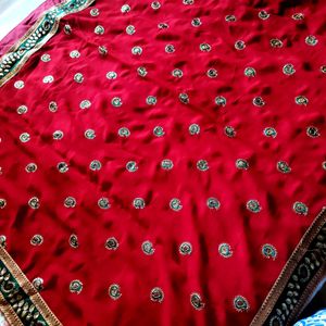 Full Body Embroidery Sari