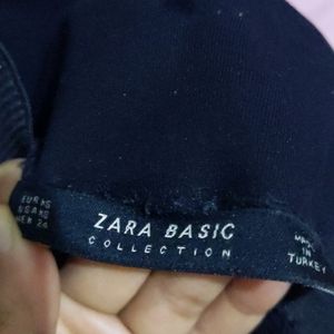 ZARA - High Waist Black Trouser