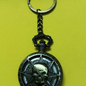 Skull Style Watch Keychain