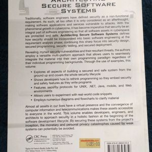 Architecting Secure Software Systems Book 📖