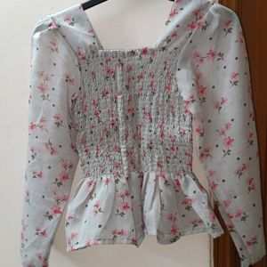 Beautiful Floral Print Top