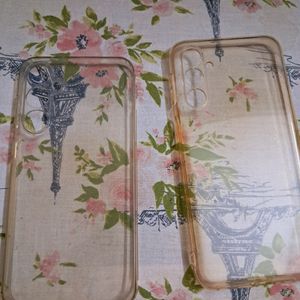 Combo Of 2 Mobile Cases Transparent