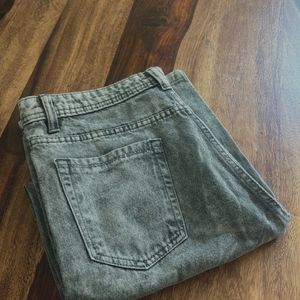 Grey Washed Out Boyfriend Jeans