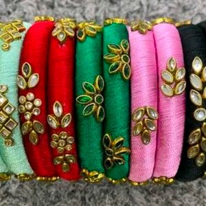 Silk Thread Bangles 🧵