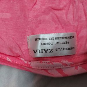 Pink Tshirt From Zara