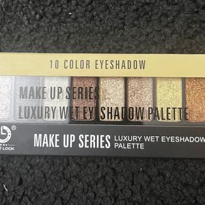 10 Color Luxury Wet Eyeshadow Palette