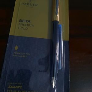 BETA Premium Gold Fountain Pen Refillable