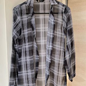 Black & White Checked Shirt