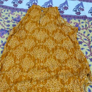 Mustard yellow Kurta