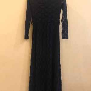 Navy Blue Bodycon Dress (Dubai Imported)