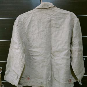 Beige Colour Shirt+Jacket