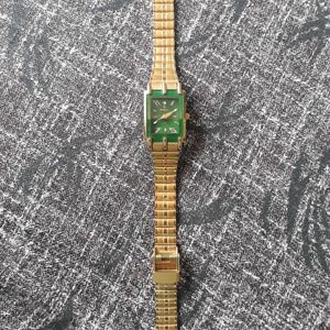 RIZEN gold Watch With Green Analogue