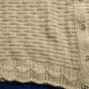 HAND WOVEN Never Used Woolen Cardigan