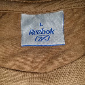 Reebok Full Sleeves Mens T-Shirt (Brown Colour)