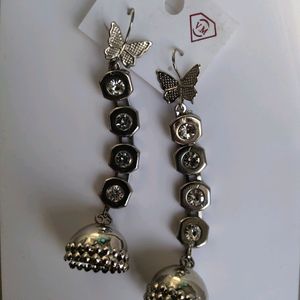 Butterfly Silver Earings