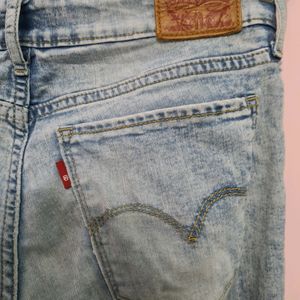 Levi’s Distressed Blue Jeans