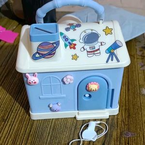 Trendy Cute Coin Bank With Lock For Kids