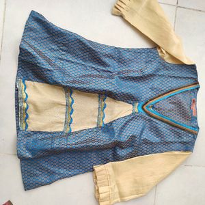 Silk Short Kurti