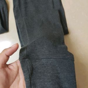 Grey Cotton Trouser For Men