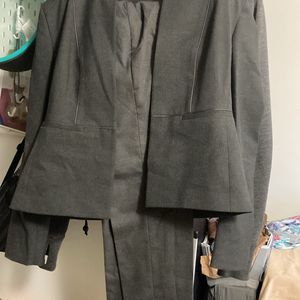 Van Heusen Grey Pant And Jacket Set